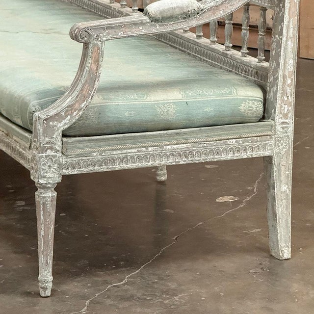 18th Century Gustavian Period Bench With Original Scraped Finish For Sale - Image 11 of 18