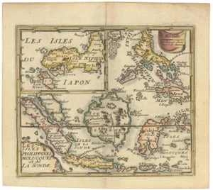 Map of the East Indies, Indonesia, Japan, Philippines and Singapore by Jacq. Peeters, 1692