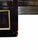 Paint Federal-Style Black Lacquered Writing Desk & Chair For Sale - Image 7 of 7