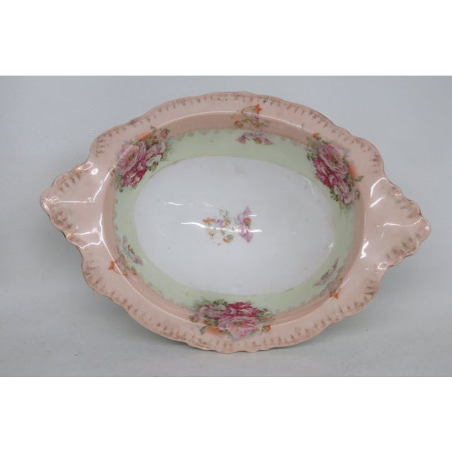 Karl IV Gold Gilt Lime and Pink Candy Bowl Porcelain Made in Austria 4662b For Sale In Miami - Image 6 of 16