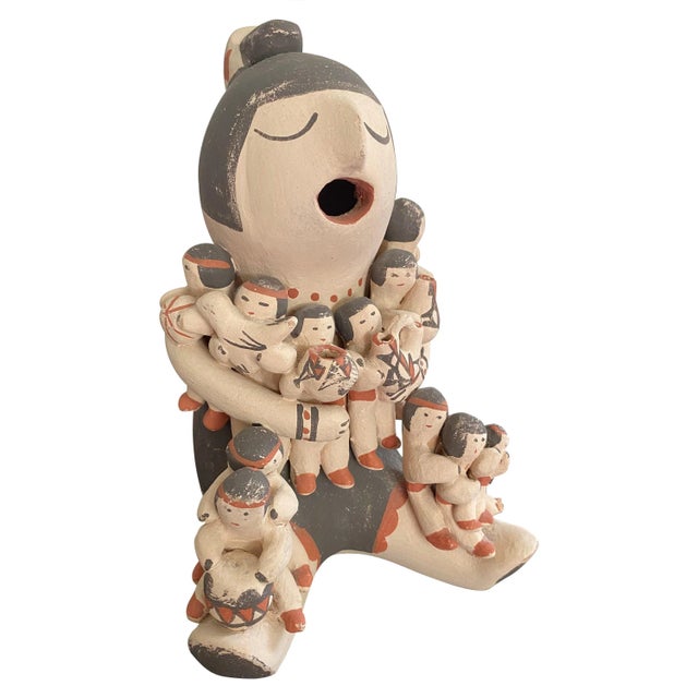 Beige Mary Ellen Toya Story Teller Jemez For Sale - Image 8 of 8