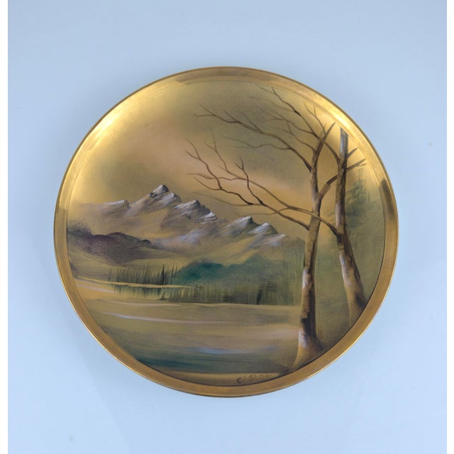 Hand-Painted Porcelain Plates from Carlos Alberto Spina, 1980, Set of 2 For Sale - Image 16 of 17