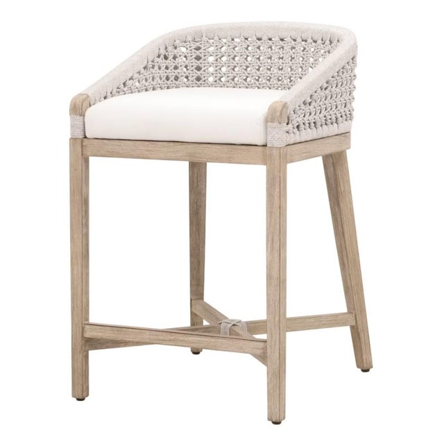 The Montecito Counter Stool by Essentials For Living offers a contemporary take on coastal style, perfect for transitional...