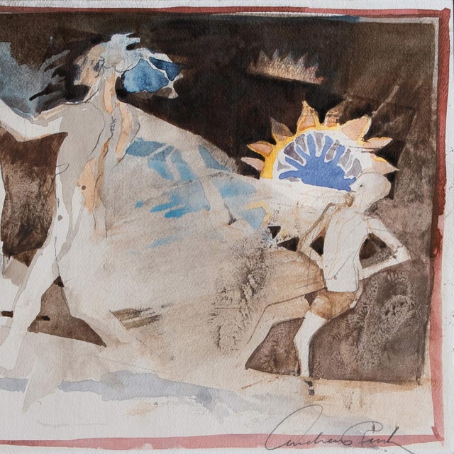 'Southwestern Sunset Dance', Fulbright Scholar, University of Arizona For Sale In Monterey, CA - Image 6 of 8