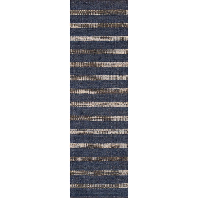 2020s Novogratz Montauk Navy Hand Woven Area Rug 5' X 7' For Sale - Image 5 of 7