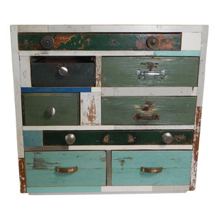 Table Chest of 8 Drawers, 1980 For Sale