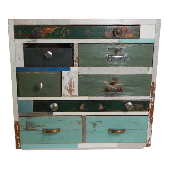 Table Chest of 8 Drawers, 1980 For Sale