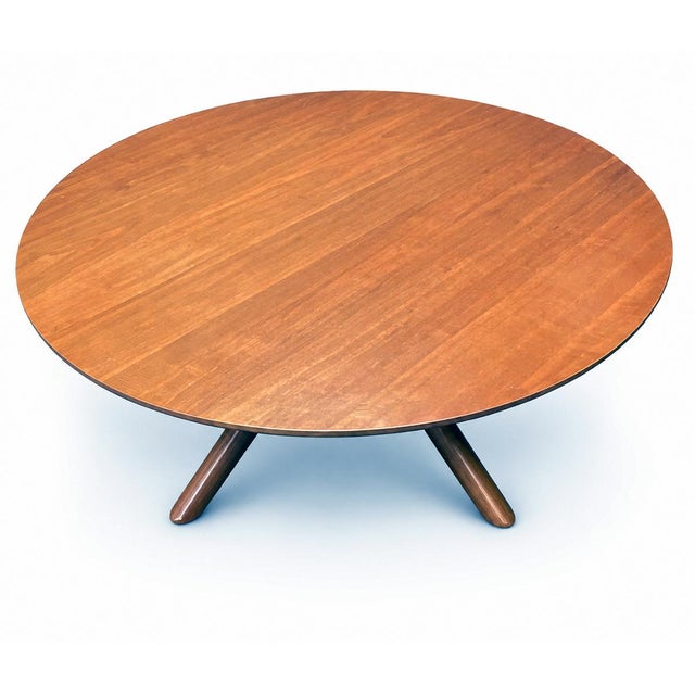Modern Williams and Sonoma 60 in Dining Table in the Style of Jürg Bally For Sale - Image 4 of 5