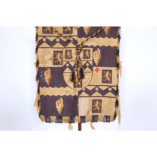 Brown Wooden Banner Stands, Set of 2 For Sale - Image 8 of 12