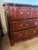 Theodore Alexander Theodore Alexander Red Leather-Wrapped Serpentine Three-Drawer Chest With Gilt Decoration For Sale - Image 4 of 16
