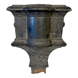 Victorian English Cast Iron Rainwater Hopper Wall Planter