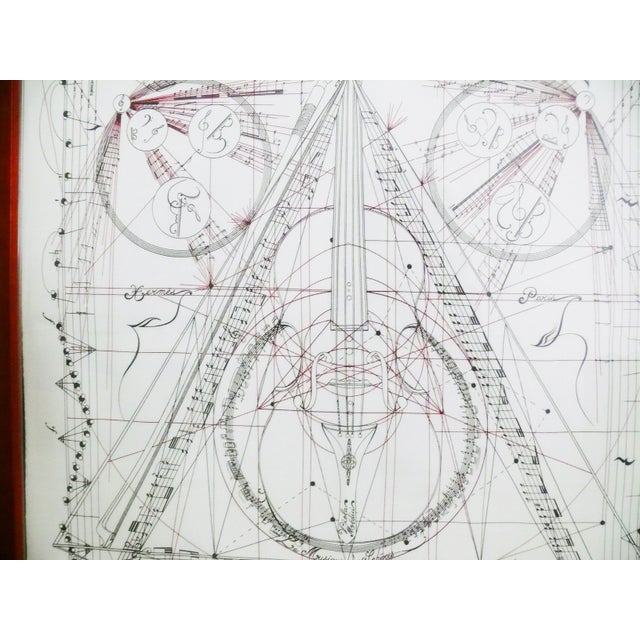 Abstract Hermes Paris Framed Scarf For Sale - Image 3 of 9