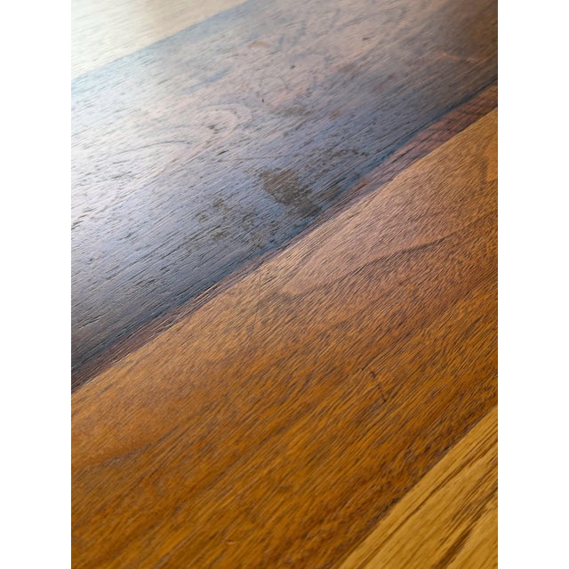 Milo Baughman for Dillingham Mixed-Wood Extension Dining Table With Two Leaves For Sale In New York - Image 6 of 12