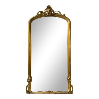 Pier Mirror Antique Gilt Victorian For Sale