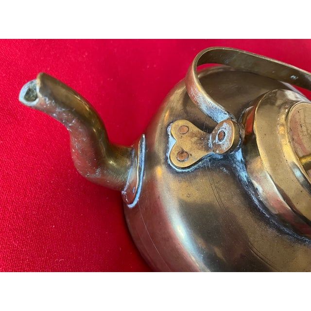 Antique 19th Century English Colonial Brass Tea Kettle For Sale - Image 17 of 18