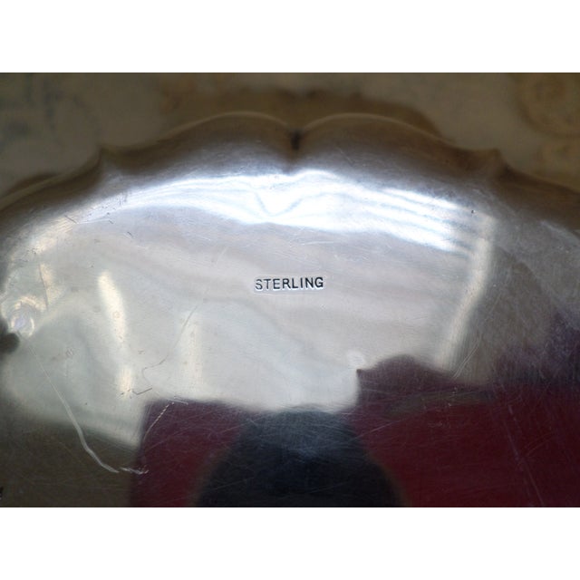 Antique Art Nouveau Brainard Silver Co. Sterling Ornate Bow 11.5" X 3.5" For Sale - Image 12 of 13