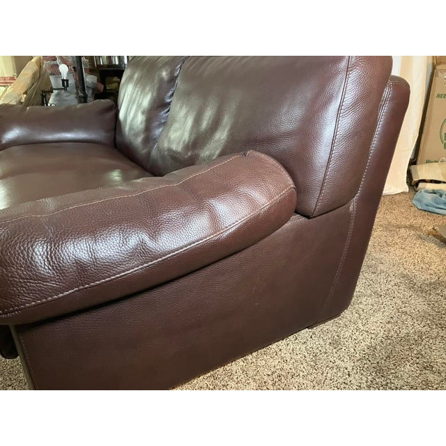 Chocolate Roche Bobois Loveseat From the 2000s For Sale - Image 8 of 18
