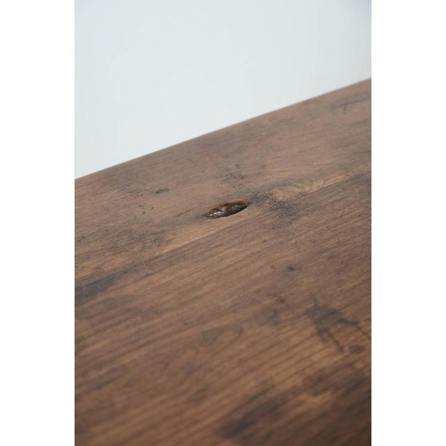 French Farmhouse Dining Table with Two Drawers For Sale - Image 14 of 18