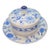 Vintage Hutchenreuther - Germany - Blue Onion Covered Butter Dish & Lid For Sale