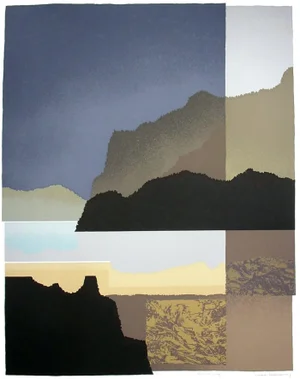 1980s "Storm Warning" Silkscreen by Arnold Hoffman, Jr.