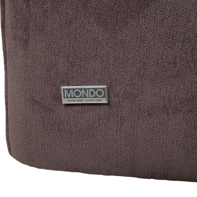 Varia 2057 Fabric Two-Seater Grey Taupe Sofa with Manual Function by Mondo For Sale - Image 11 of 15