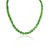 Early 21st Century Early 21st Century Style Artisan 131 Ct Vibrant Green Jade Round Beaded Strand Necklace, 17" For Sale - Image 5 of 15