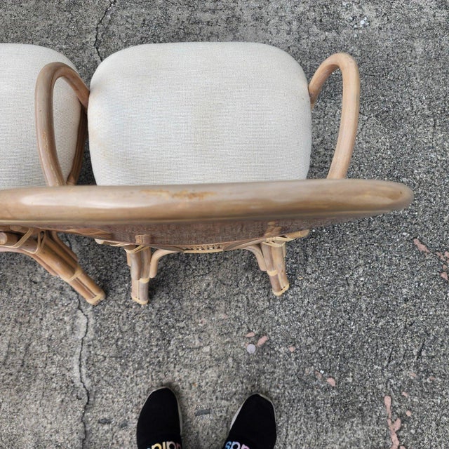 Maitland Smith Style Bamboo & Tessellated Dining Chairs Set of 6 For Sale - Image 12 of 15