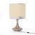 Mid-Century Modern Metal Table Lamp with Fabric Shade, 1970s For Sale - Image 3 of 13