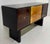 Italian Art Deco Sideboard with Parchment Leather and Ebonized Wood, 1950s For Sale - Image 6 of 13
