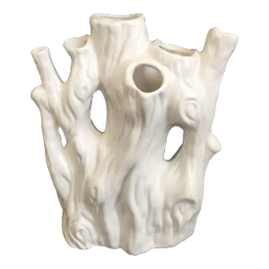 All White Porcelain Tree Branches Flower Arrangement Vase