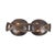 A Zulu wood-carved tray or platter in oval form ending with a handle on each side. The platter stands on four legs and has...