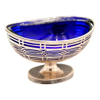 Oval Silver Candy Box For Sale