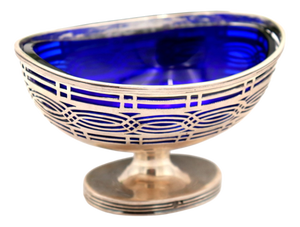 Oval Silver Candy Box