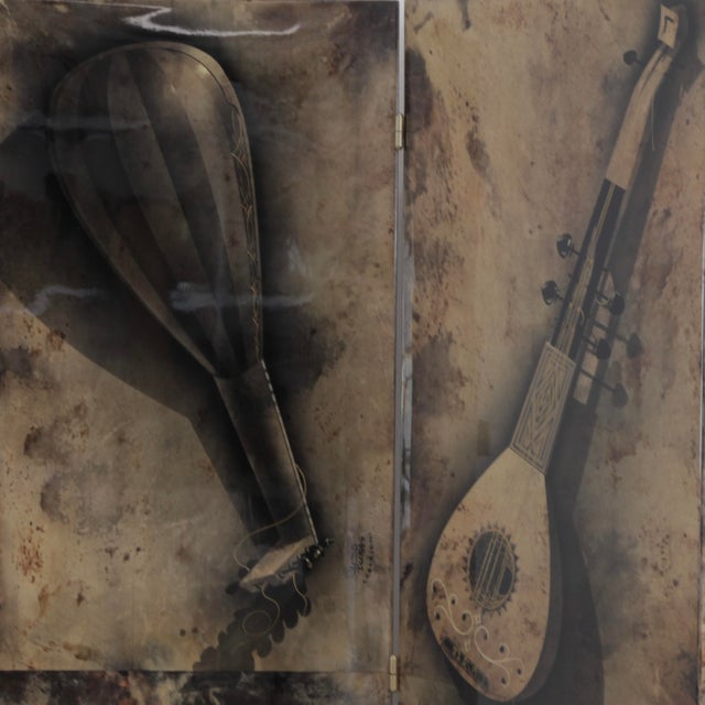 Vintage Signed Room Divider by Aldo Tura, Italy, 1960s For Sale - Image 3 of 9
