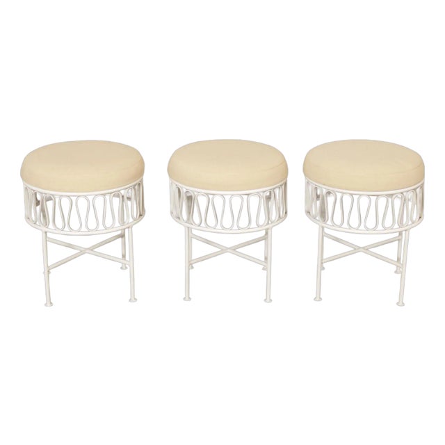 Maurizio Tempestini For Salterini Set Of Three Stools For Sale