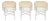 Maurizio Tempestini For Salterini Set Of Three Stools For Sale