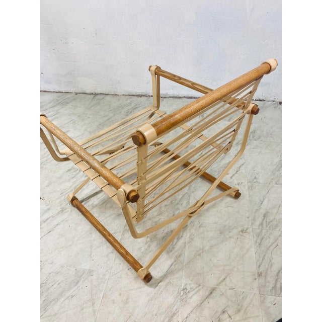 Large and gorgeous Cleo Baldon iron and wood chair! This hard to find piece will be a perfect addition to your collection...