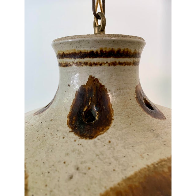 1970s Jette Helleroe Axella, , Vintage Ceramic Ceiling Lamp For Sale - Image 4 of 13