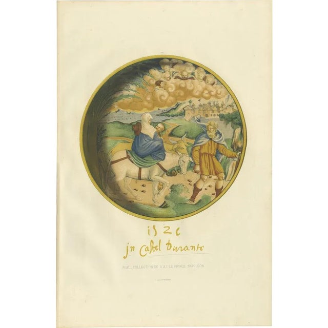 Mid 19th Century Delange, Plate of S. A. I. Prince Napoléon, 1869, Paper For Sale - Image 5 of 5