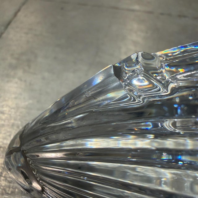 For your consideration, a Baccarat clear crystal porcupine or hedgehog figurine, which is often used as a paperweight.It...