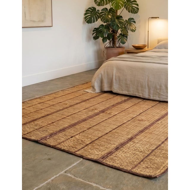 1970s Mauritania Tuareg Mat - 14.11 × 7.4 Ft For Sale In Cleveland - Image 6 of 12