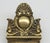 Neoclassical style entry door back plates made of polished brass. Brass door plates inscribed 427. The original mounting...