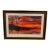 J. Chang Tropical Sunset Palm Trees Watercolor Painting, Signed For Sale