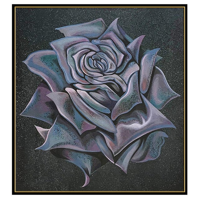 Realism 1980s Nocturnal Rose, Lowell Nesbitt For Sale - Image 3 of 5