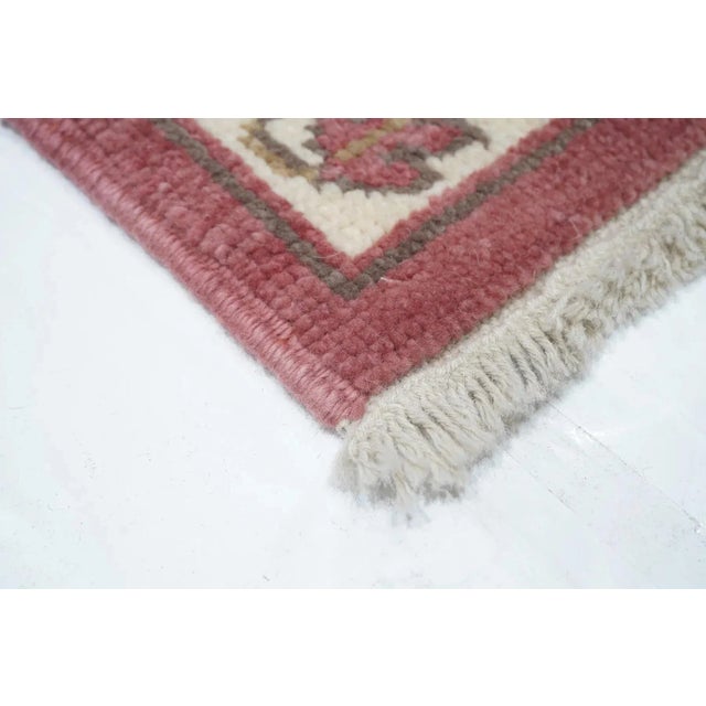 Oushak Rug 4'1'' X 6'1'' For Sale - Image 4 of 10