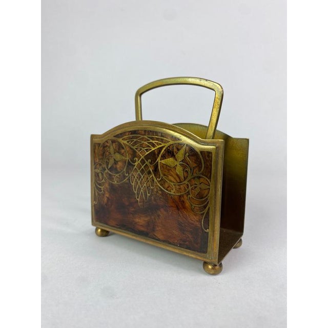 Jugendstil Writing Set attributed to Erhard & Sohne Germany, 1890s, Set of 3 For Sale - Image 3 of 11