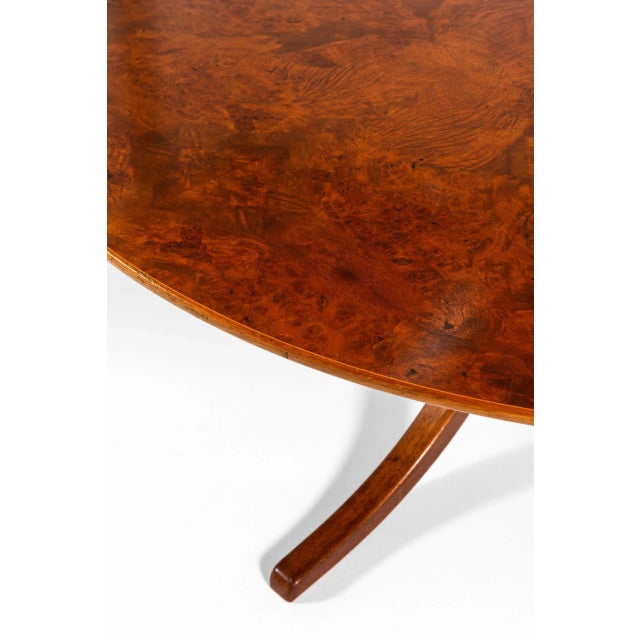 Wood Model 1020 Dining Table by Josef Frank for Svenskt Tenn, Sweden, 1940s For Sale - Image 7 of 11
