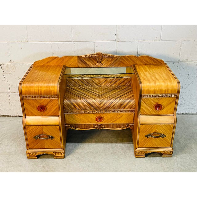 Art Deco Waterfall Style Vanity Chairish