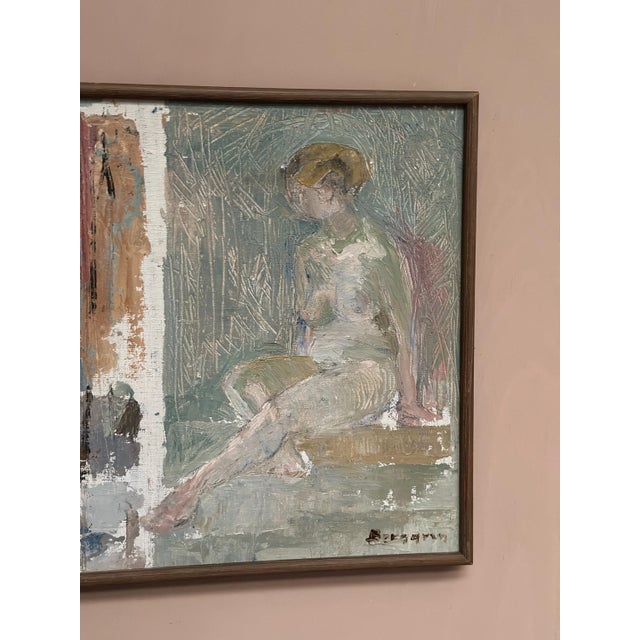 Berggren, Nude Figures, 1960s, Oil Painting on Canvas, Framed For Sale - Image 6 of 16