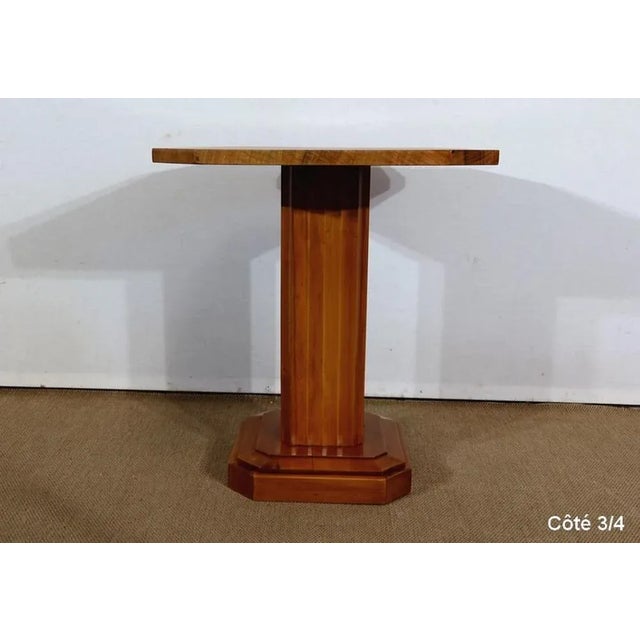 Art Deco Side Table in Walnut and Cherry, 1930s For Sale - Image 11 of 18
